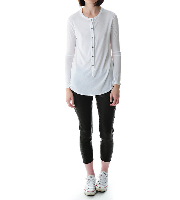 Raquel Allegra Rib Front Henley Raquel Allegra Rib Front Henley