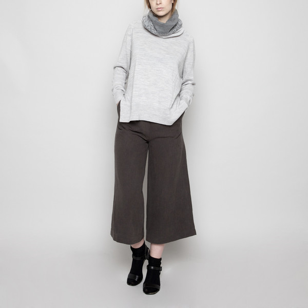 7115 by Szeki Gradient Ring Scarf - Beige + Gray 7115 by Szeki Gradient Ring Scarf - Beige + Gray