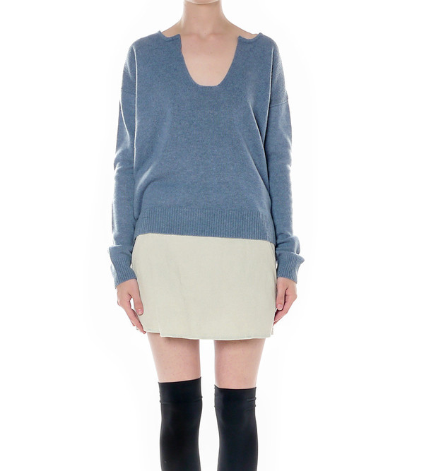 Raquel Allegra Shredded Back Pullover Raquel Allegra Shredded Back Pullover