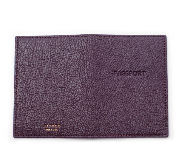 Hayden Leather Leather Passport Cover Hayden Leather Leather Passport Cover