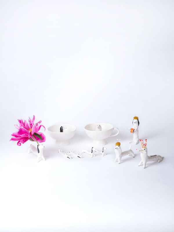 Eleonor Bostrom Dog Bowl and Cup Eleonor Bostrom Dog Bowl and Cup