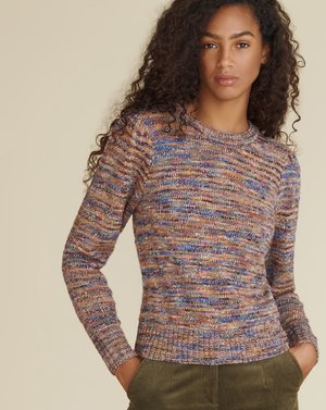 veronica beard melinda crew neck sweater