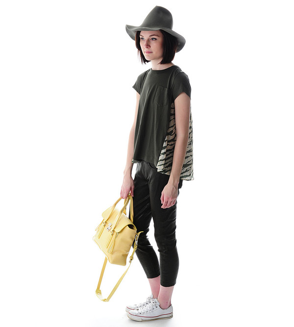 Sacai Luck Striped Back T-shirt Sacai Luck Striped Back T-shirt