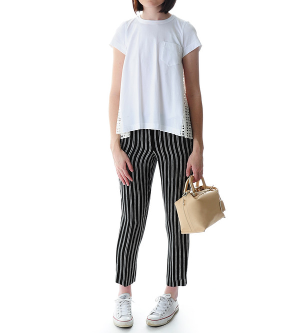 Sacai Luck T-shirt with Lace Back Sacai Luck T-shirt with Lace Back