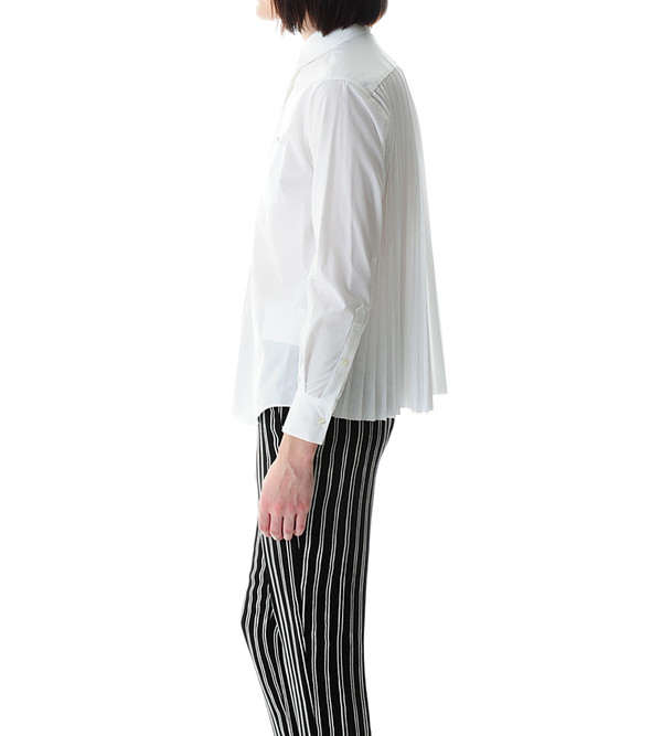 Sacai Luck Pleated Back Blouse Sacai Luck Pleated Back Blouse