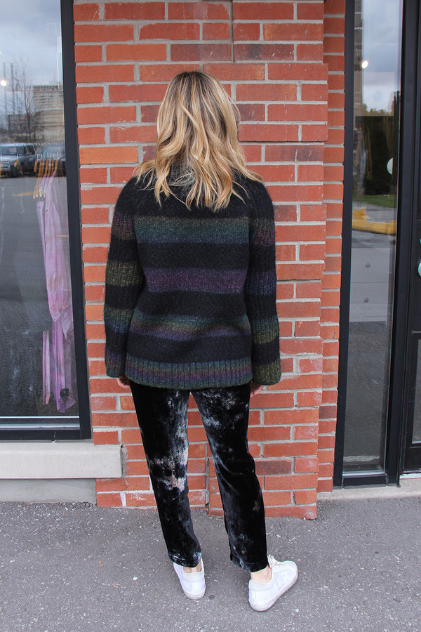 Raquel Allegra PEACOCK ALPACA BELL SLEEVE RAGLAN SWEATER Raquel Allegra PEACOCK ALPACA BELL SLEEVE RAGLAN SWEATER