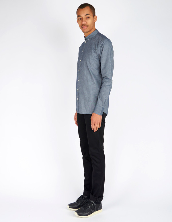 Minimum Chris Shirt Light Navy Minimum Chris Shirt Light Navy