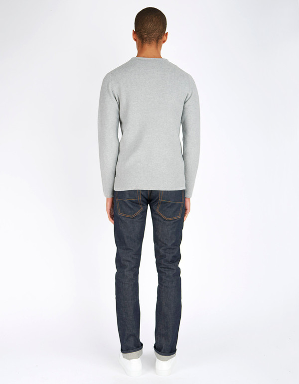 Minimum Men's Reiswood Sweater Light Grey Melange Minimum Men's Reiswood Sweater Light Grey Melange