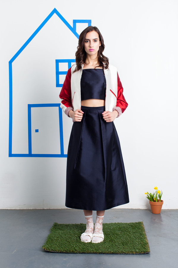 Nikki Chasin Captain Reversible Bomber Nikki Chasin Captain Reversible Bomber
