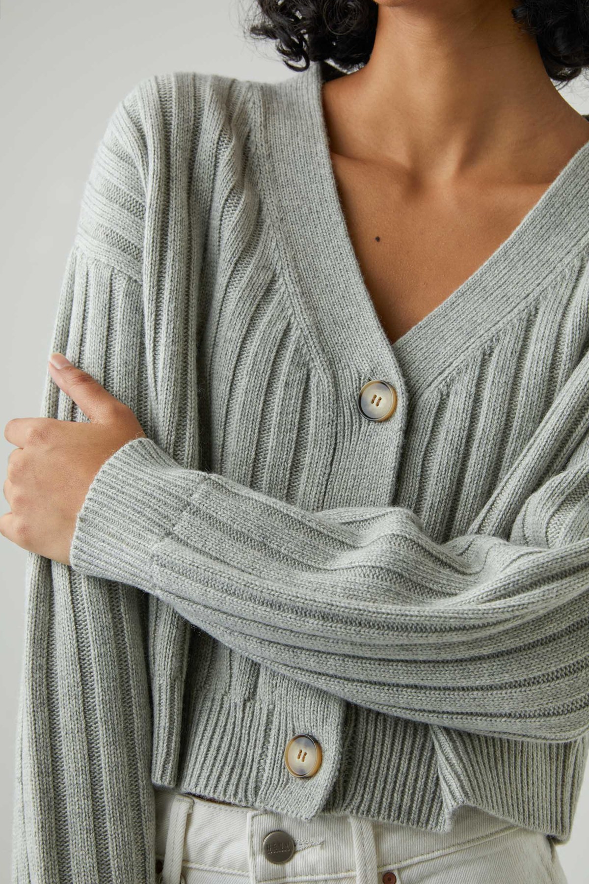 NEUW Rosie Cardigan - Grey Marle 