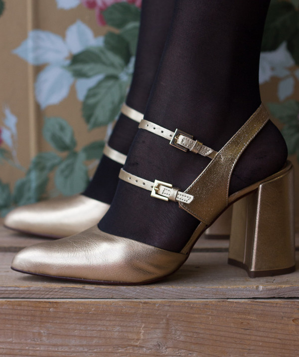 L'intervalle Grove Heels (Gold Leather) L'intervalle Grove Heels (Gold Leather)