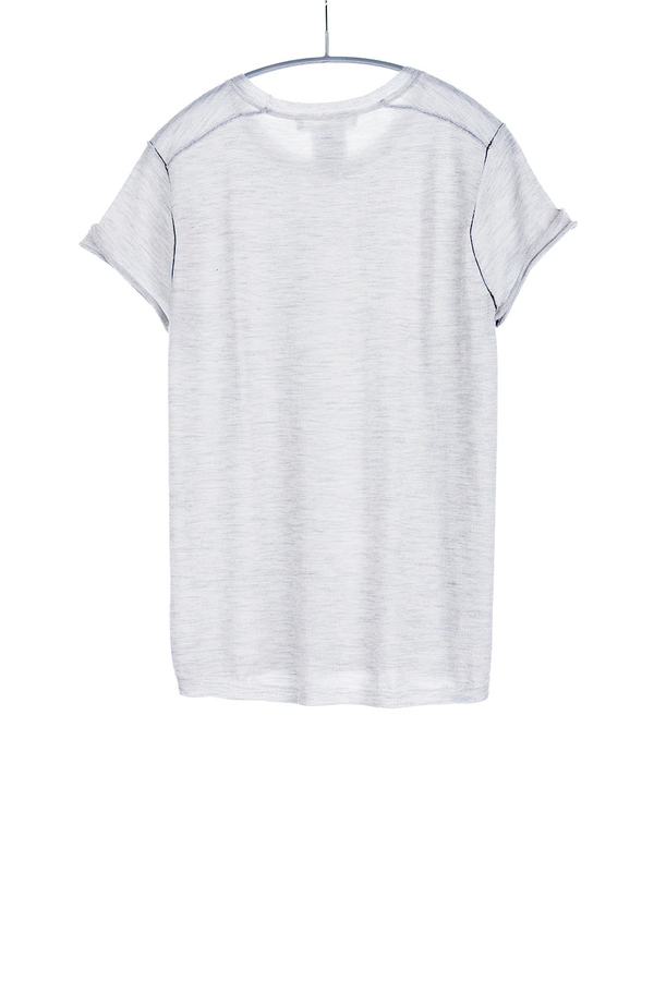 Paychi Guh Cashmere Baby Tee Dove Grey Paychi Guh Cashmere Baby Tee Dove Grey