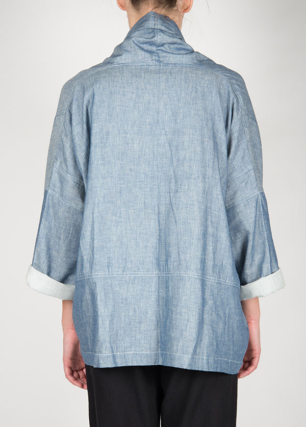 Atelier Delphine Kimono Jacket in Baby Chambray Atelier Delphine Kimono Jacket in Baby Chambray