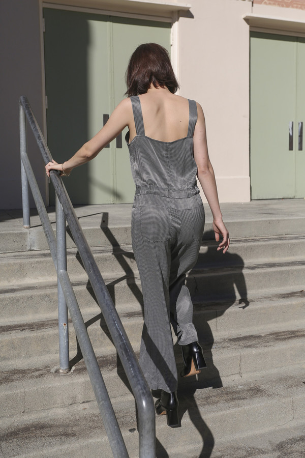 Rachel Comey Bend Jumpsuit in Black/White Rachel Comey Bend Jumpsuit in Black/White