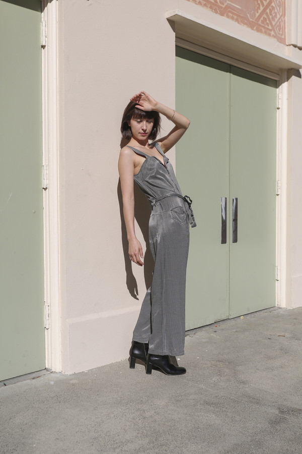 Rachel Comey Bend Jumpsuit in Black/White Rachel Comey Bend Jumpsuit in Black/White