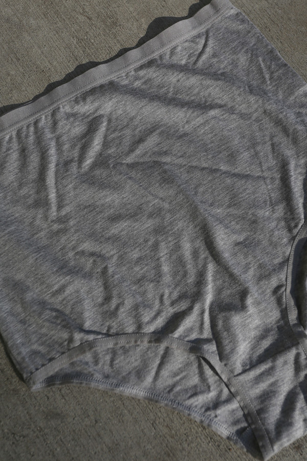 Baserange High Waist Underwear in Grey Melange Baserange High Waist Underwear in Grey Melange