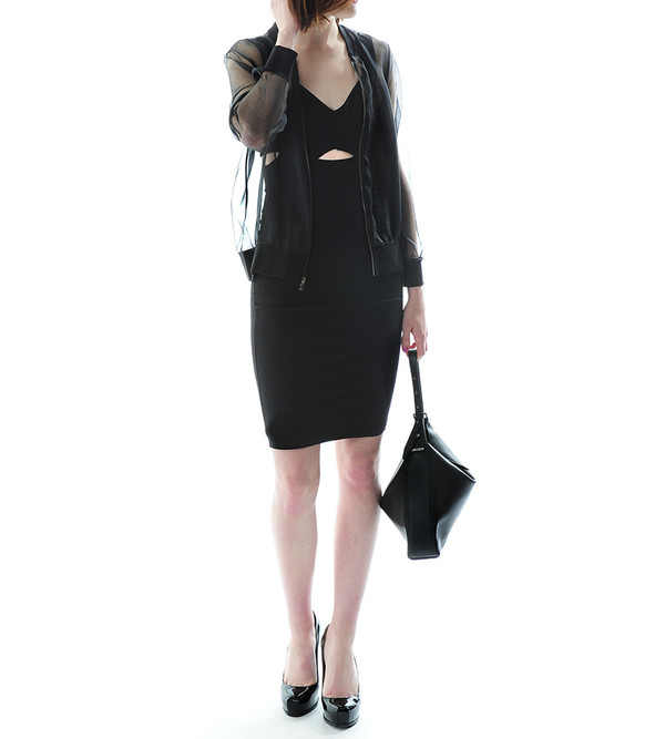 Mason By Michelle Mason Organza Bomber Mason By Michelle Mason Organza Bomber