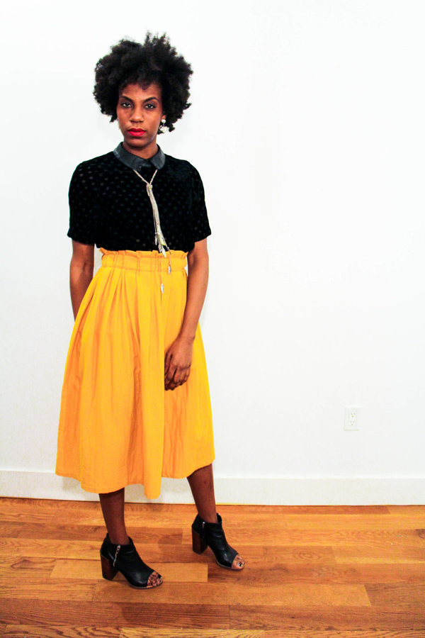 Wrk-shp Draft Skirt Persimmon Wrk-shp Draft Skirt Persimmon