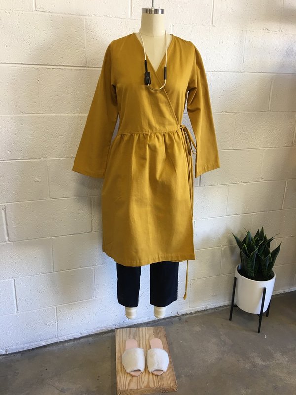 Wrk-shp Wrap Dress Ginger Wrk-shp Wrap Dress Ginger