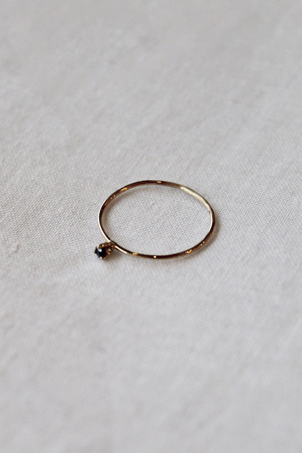 blanca monros gomez black diamond tiny solitaire ring blanca monros gomez black diamond tiny solitaire ring