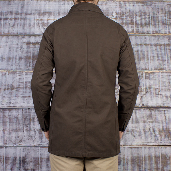 NAQP Longhorn Chore Coat - 9oz Sanded Canvas - Dark Olive NAQP Longhorn Chore Coat - 9oz Sanded Canvas - Dark Olive