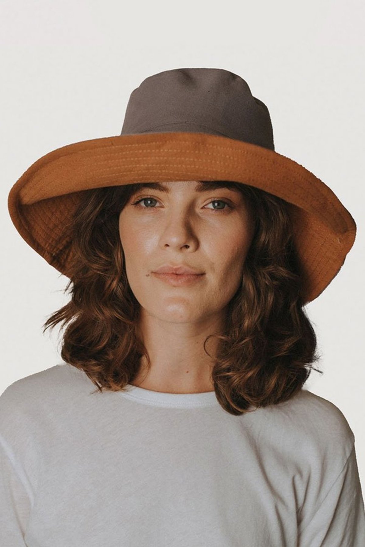 Freya Reversible Hazel Bucket Hat 