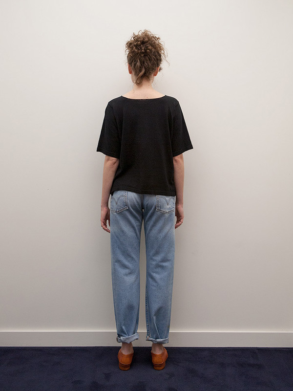 Lauren Manoogian Short T, Black Lauren Manoogian Short T, Black