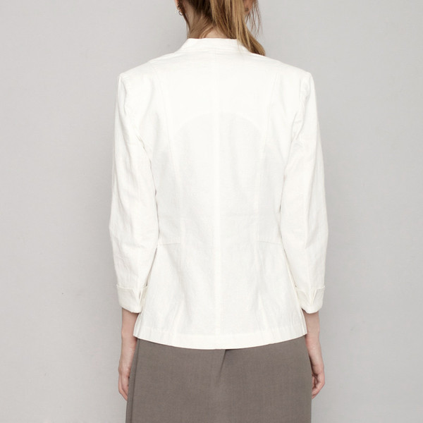 7115 by Szeki Deconstructed Blazer R16- White 7115 by Szeki Deconstructed Blazer R16- White