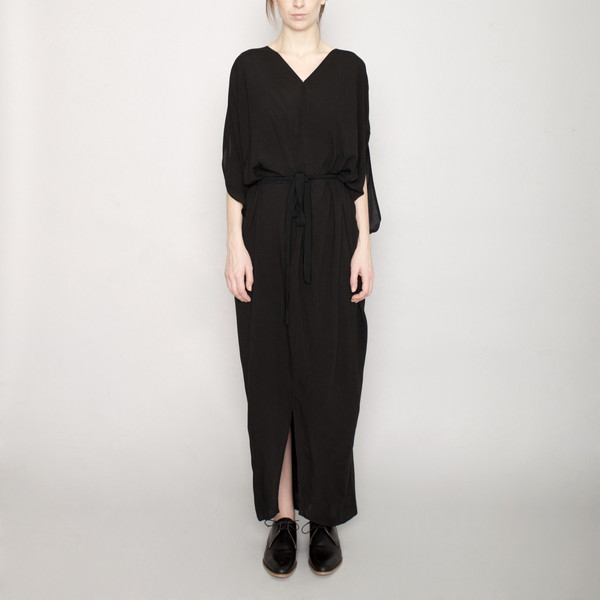 7115 by Szeki Signature Kimono Maxi Dress - Black 7115 by Szeki Signature Kimono Maxi Dress - Black