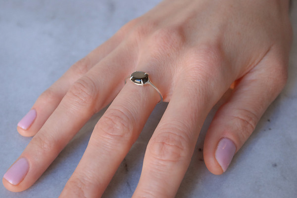 Olivia Kane Hidden 6-ray Star Sapphire Ring Olivia Kane Hidden 6-ray Star Sapphire Ring