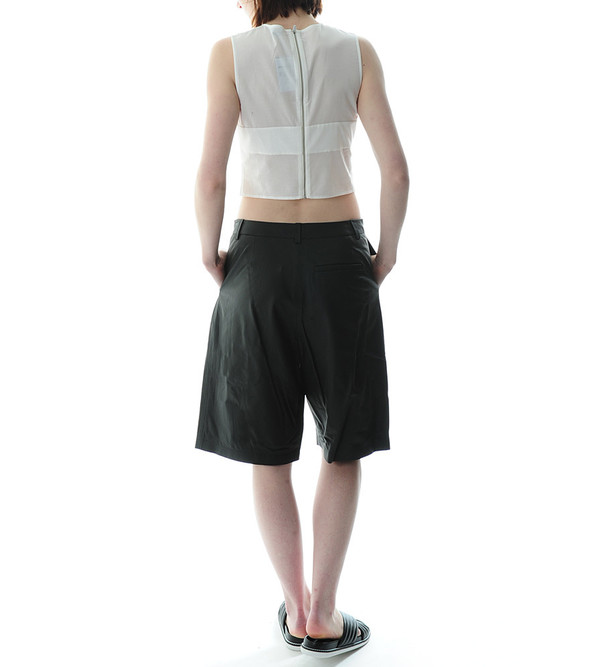T By Alexander Wang Cotton Voile Sleeveless Crop Top T By Alexander Wang Cotton Voile Sleeveless Crop Top