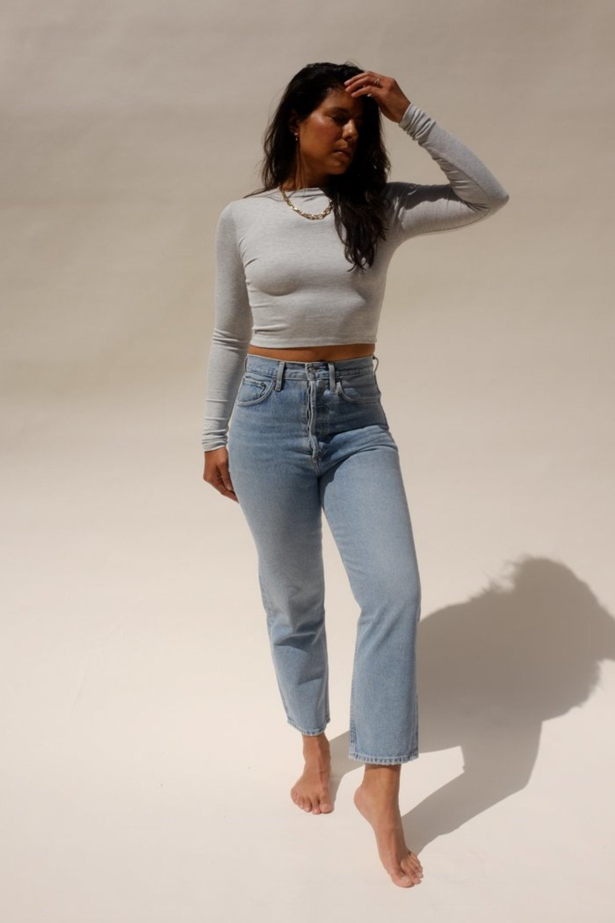 AGOLDE 90S CROP denim - REPLICA 