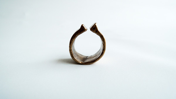 WWAKE Double Vertical Bevel Ring WWAKE Double Vertical Bevel Ring