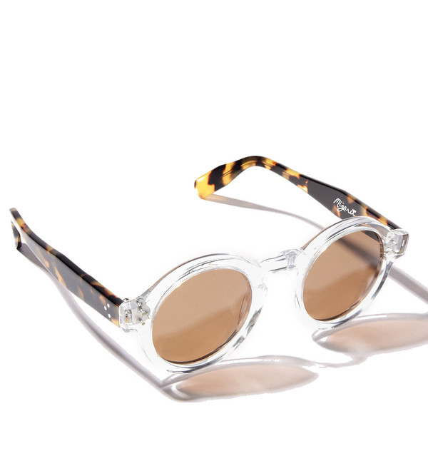 Mizaru Sunglasses in Crystal and Tortoise Mizaru Sunglasses in Crystal and Tortoise