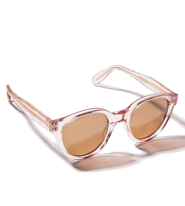 ZANZAN Sunetra Sunglasses in Sheer Pink ZANZAN Sunetra Sunglasses in Sheer Pink