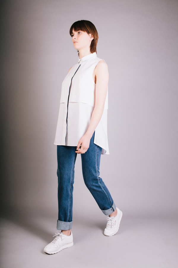 Kara Liu Esgair Sleeveless Shirt Kara Liu Esgair Sleeveless Shirt