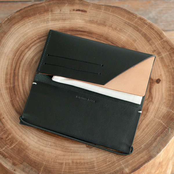 Building Block Envelope Wallet Black Building Block Envelope Wallet Black
