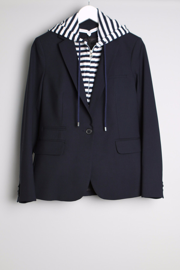Veronica Beard Classic Jacket W/Hoodie Dickey Veronica Beard Classic Jacket W/Hoodie Dickey