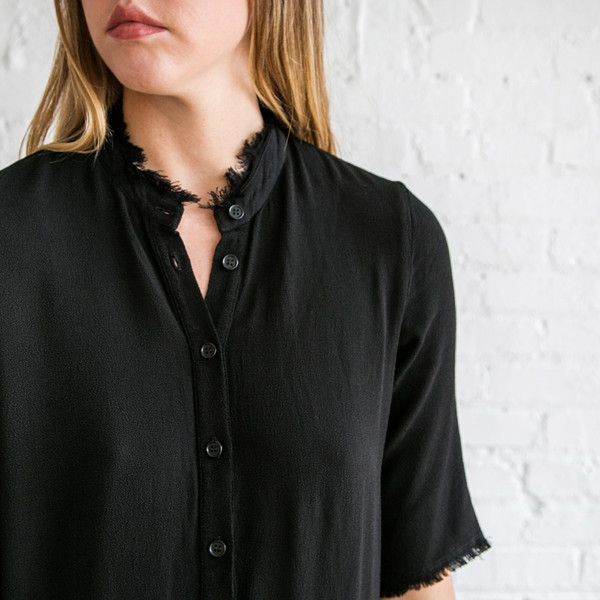 Raquel Allegra House Dress Black Raquel Allegra House Dress Black