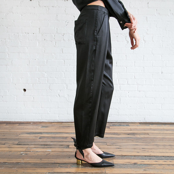 Raquel Allegra Relaxed Pant Black Raquel Allegra Relaxed Pant Black