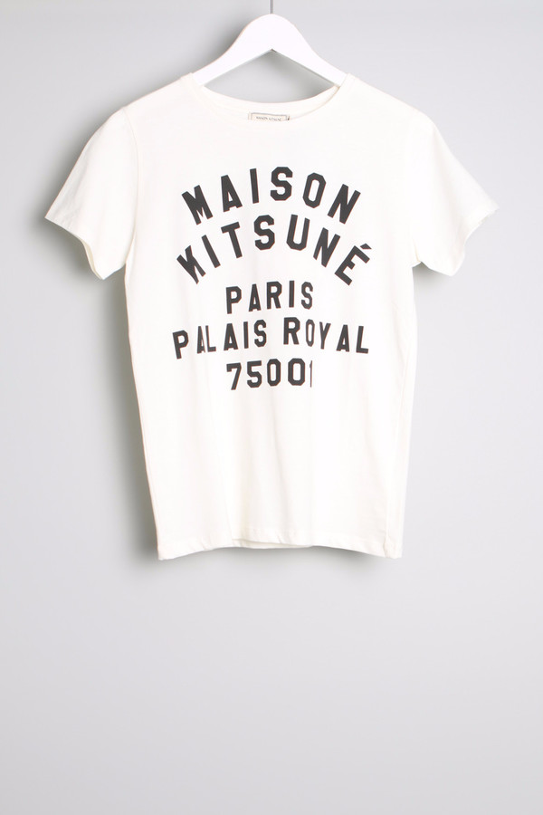 Maison Kitsune Palais Royal Curve Tee Maison Kitsune Palais Royal Curve Tee