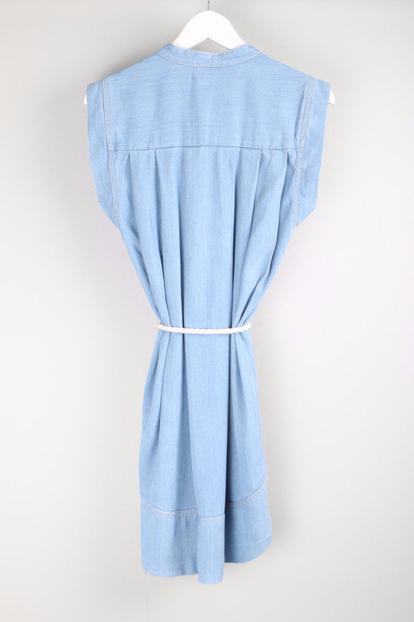 L'agence Sleeveless Shirt Dress L'agence Sleeveless Shirt Dress