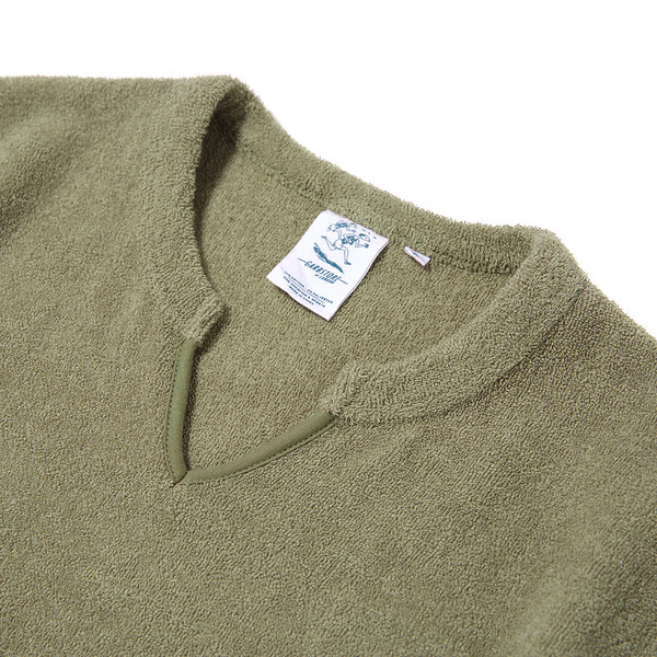 GARBSTORE SCALLOP T-SHIRT / KHAKI GARBSTORE SCALLOP T-SHIRT / KHAKI