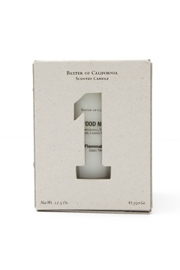 Baxter of California White Wood One Candle Baxter of California White Wood One Candle