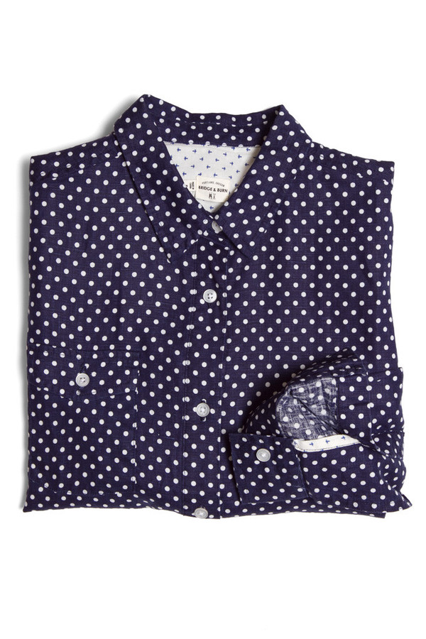 Bridge & Burn Bird Blue Polka Bridge & Burn Bird Blue Polka