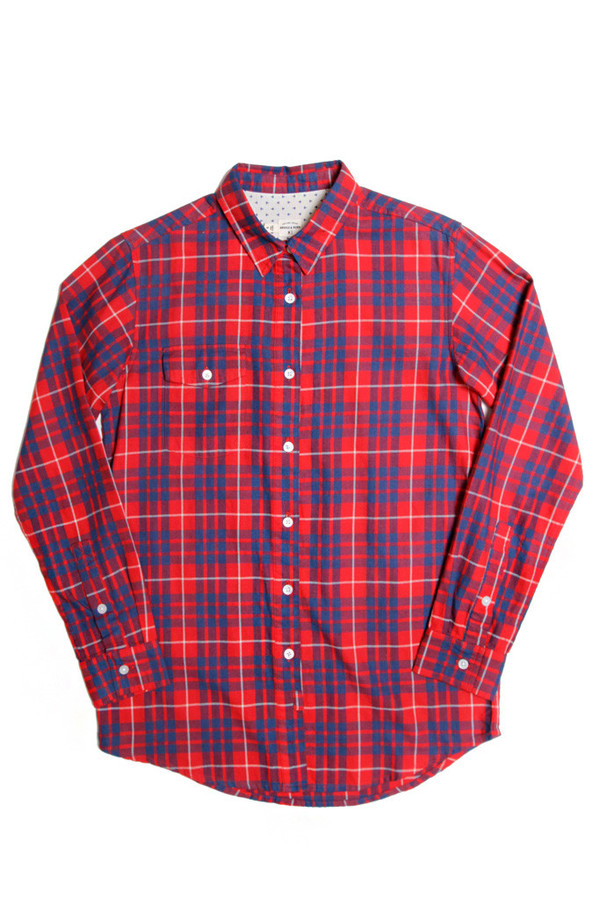 Bridge & Burn Bird Indigo Plaid Bridge & Burn Bird Indigo Plaid