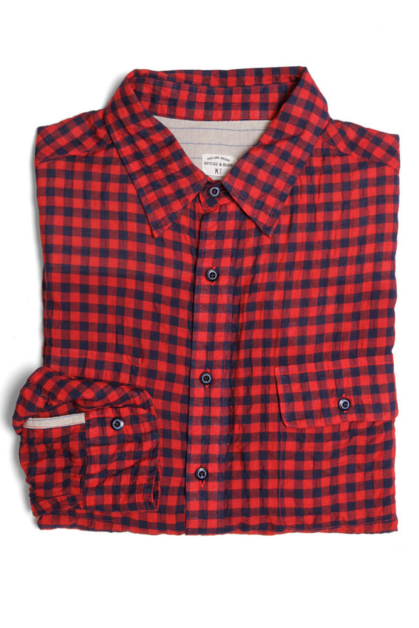 Bridge & Burn Davie Red Gingham Bridge & Burn Davie Red Gingham