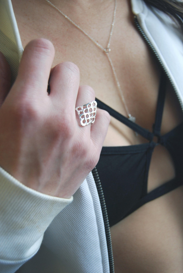 Mercurial NYC Lattice Ring Mercurial NYC Lattice Ring