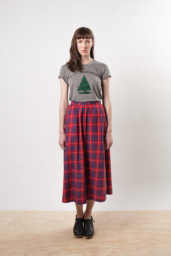 Bridge & Burn Lily Red Indigo Plaid Bridge & Burn Lily Red Indigo Plaid