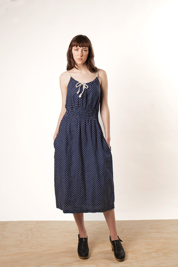 Bridge & Burn Lyra Navy Polkadot Bridge & Burn Lyra Navy Polkadot